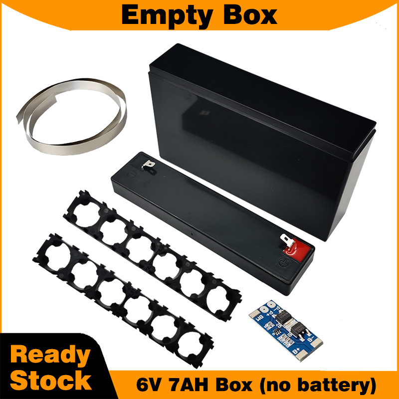Spot Welder 18650 Battery Pack - Empty Battery Box Kit for 6V