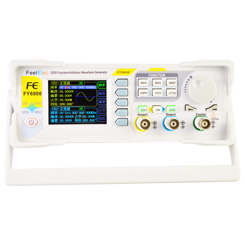 Function Arbitrary Waveform Generator - New FY6900 60MHz Dual Channel DDS