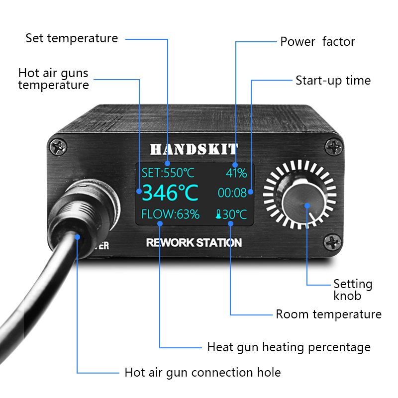 T12 Heat Guns OLED Digital Dis - Hot Air Rework Station T12 review and price