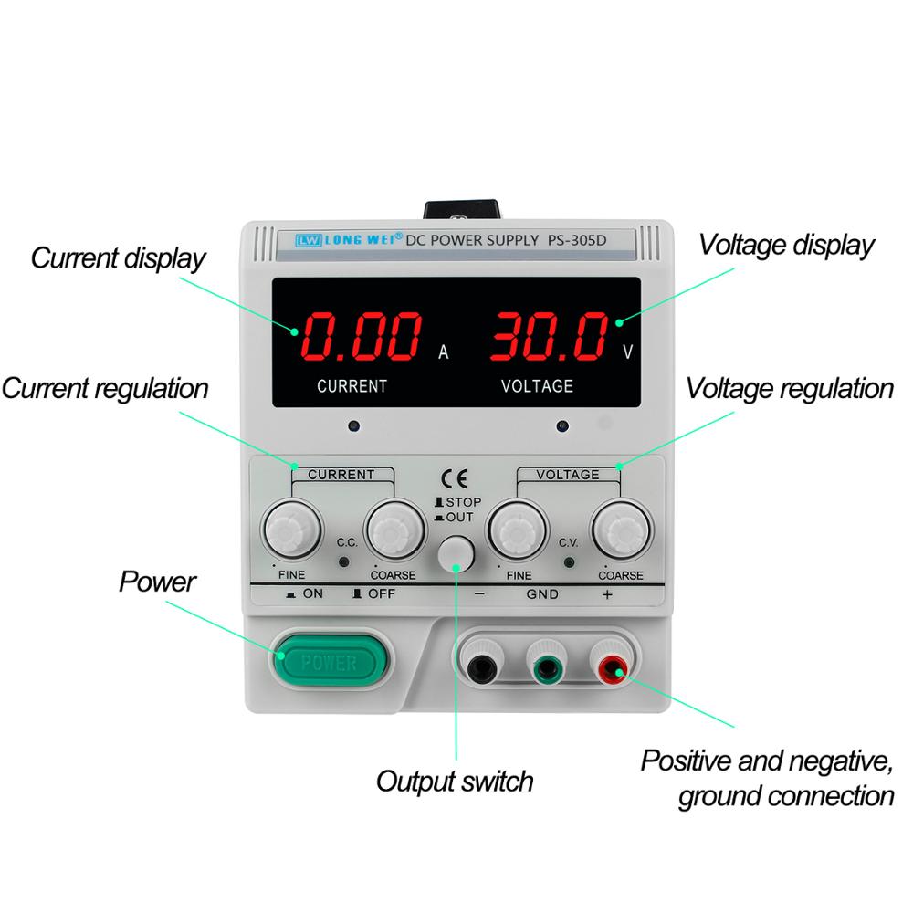 LW PS-305D 302D 303D 6402D 640 - Linear Lab Power Supply Adjustable review and price