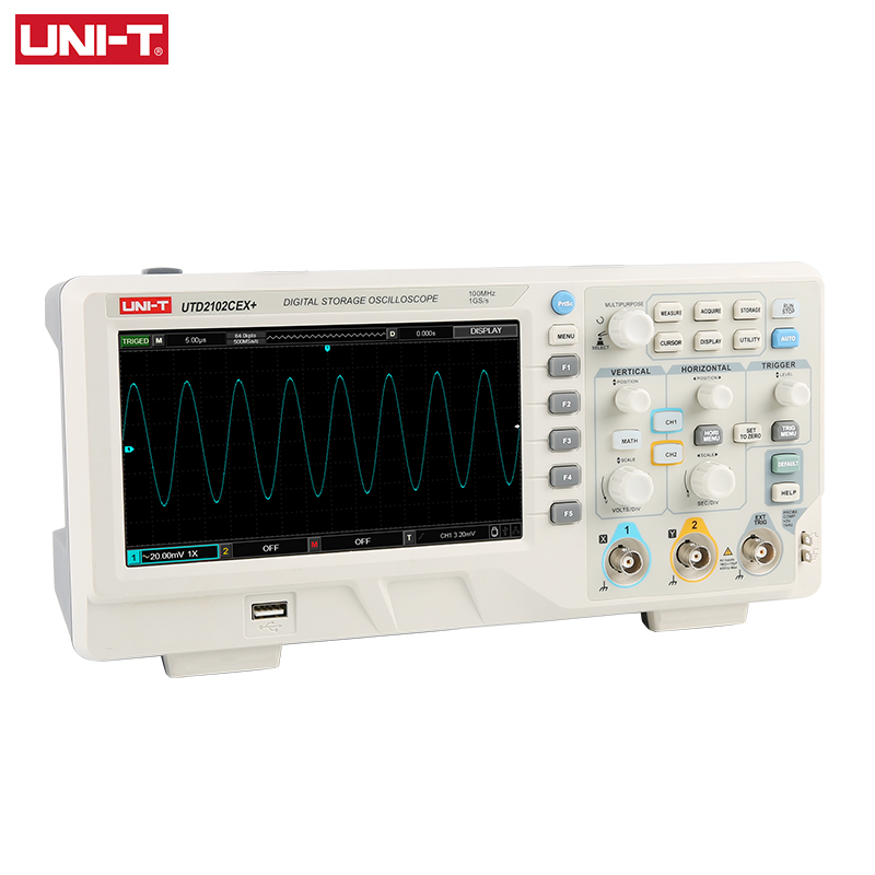 UNI-T UTD2102CEX+ Digital Stor - Digital Storage Oscilloscope 100Mhz review and price