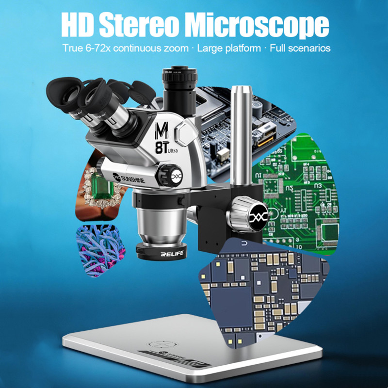 SUNSHINE M8T Ultra Trinocular  - Stereo Trinocular Microscope Pcb review and price