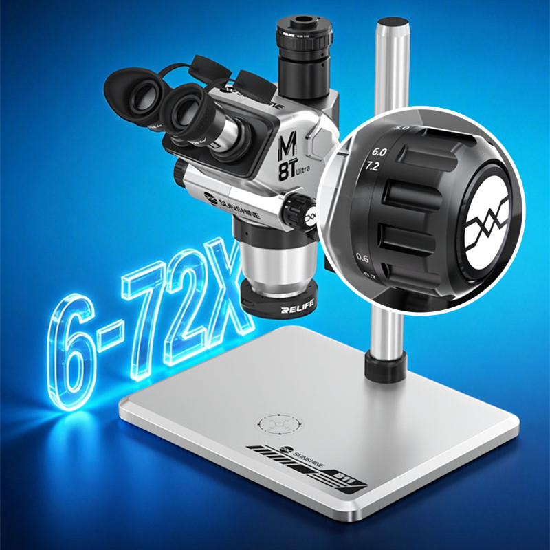 SUNSHINE M8T Ultra Trinocular  - Stereo Trinocular Microscope Pcb review and price