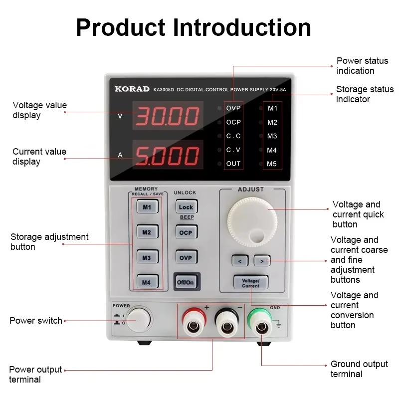 KA3010P 30V 10A KA3010D 30V 10 - Programmable Dc Power Supply 30V 10A review and price