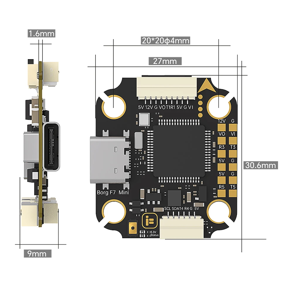 iFlight Borg F7 Mini Stack ICM - Fpv Flight Controller F7 Stack 60A review and price