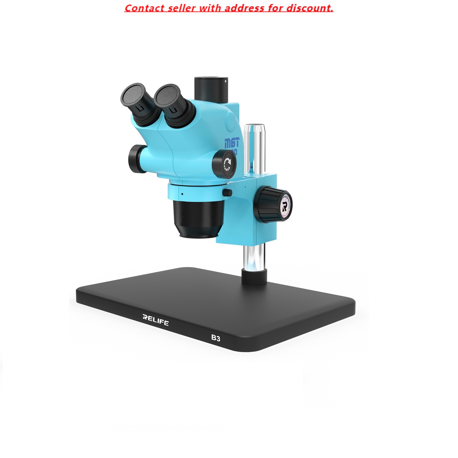 RELIFE RL-M6T Pro-B3 Trinocula - Stereo Trinocular Microscope Pcb review and price
