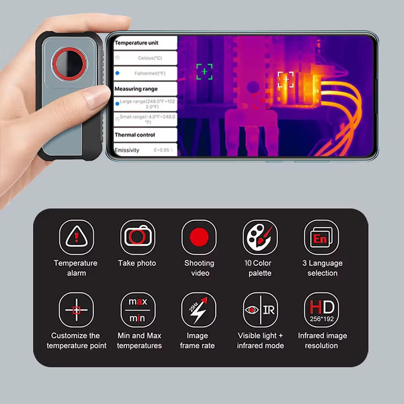 256*192 Pixels Thermal Camera  - Thermal Imaging Camera Pcb Repair review and price