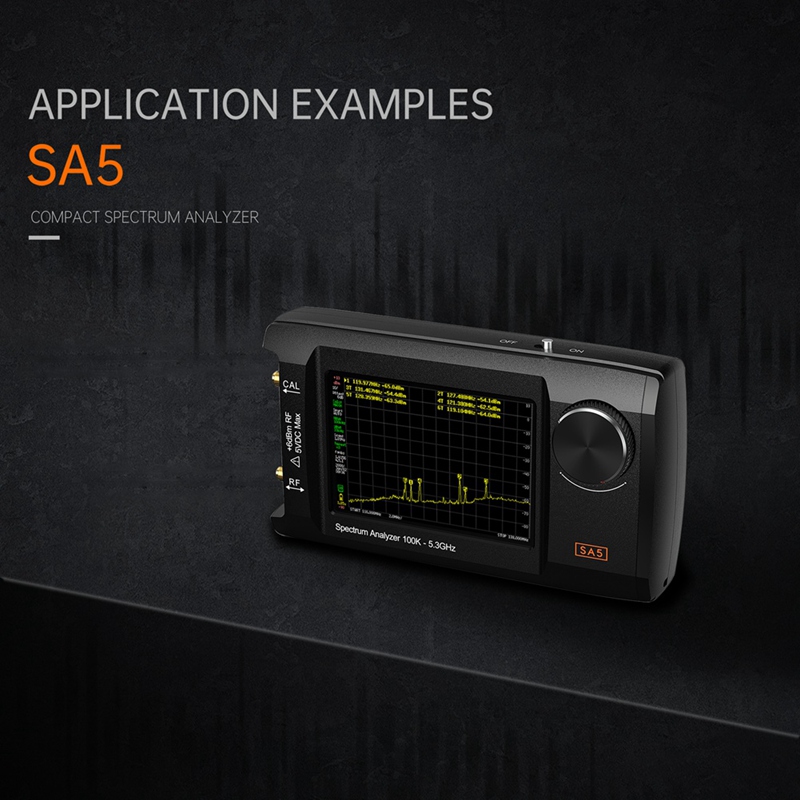 ●Newest 4inch IPS LCD SA5 Spec - Signal Generator Spectrum Analyzer review and price