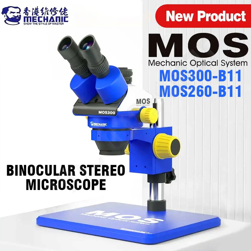 MECHANIC MOS260-B11/MOS300-B11 - Stereo Trinocular Microscope Pcb review and price