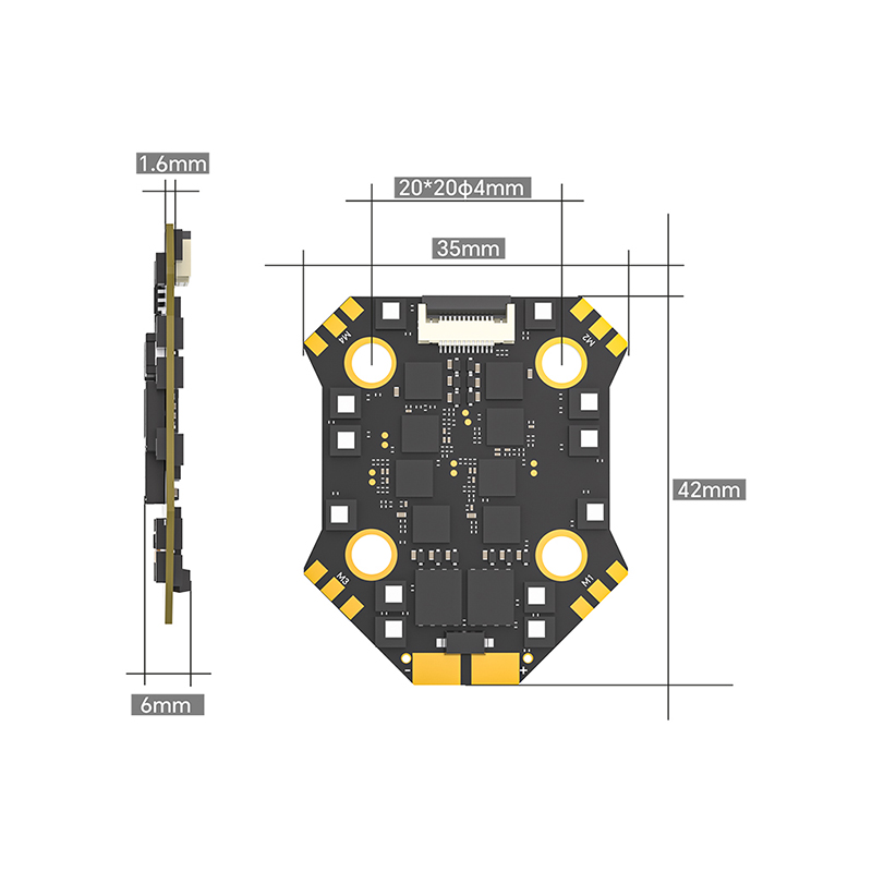 VoidFly for Borg-F7 Mini Stack - Fpv Flight Controller F7 Stack 60A review and price