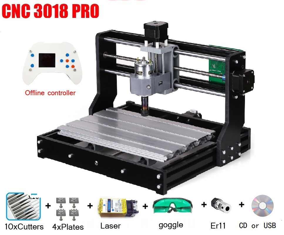 CNC 3018 PRO Laser Engraver Wo - Mini Laser Engraver Cnc Router review and price