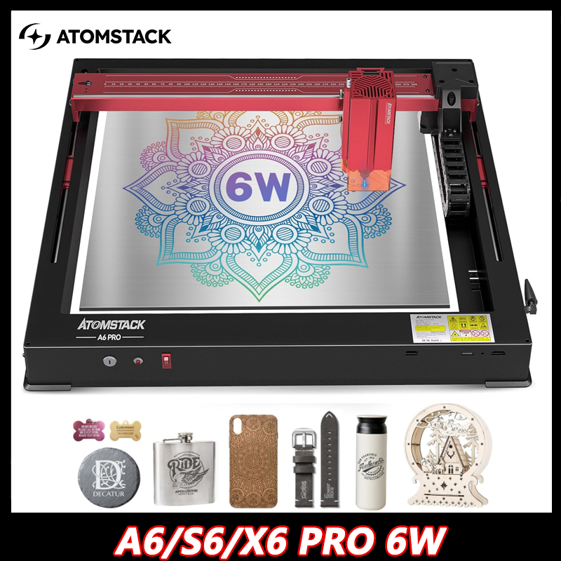 Atomstack A6 X6 S6 Pro 50W Cnc - Mini Laser Engraver Cnc Router review and price
