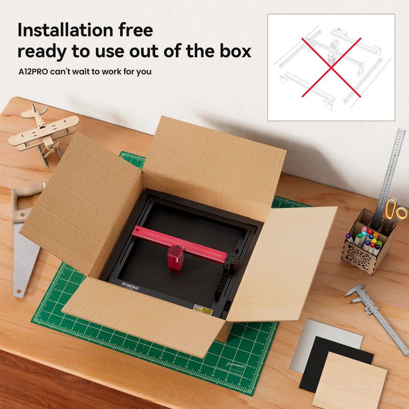 Atomstack A6 X6 S6 Pro 50W Cnc - Mini Laser Engraver Cnc Router review and price