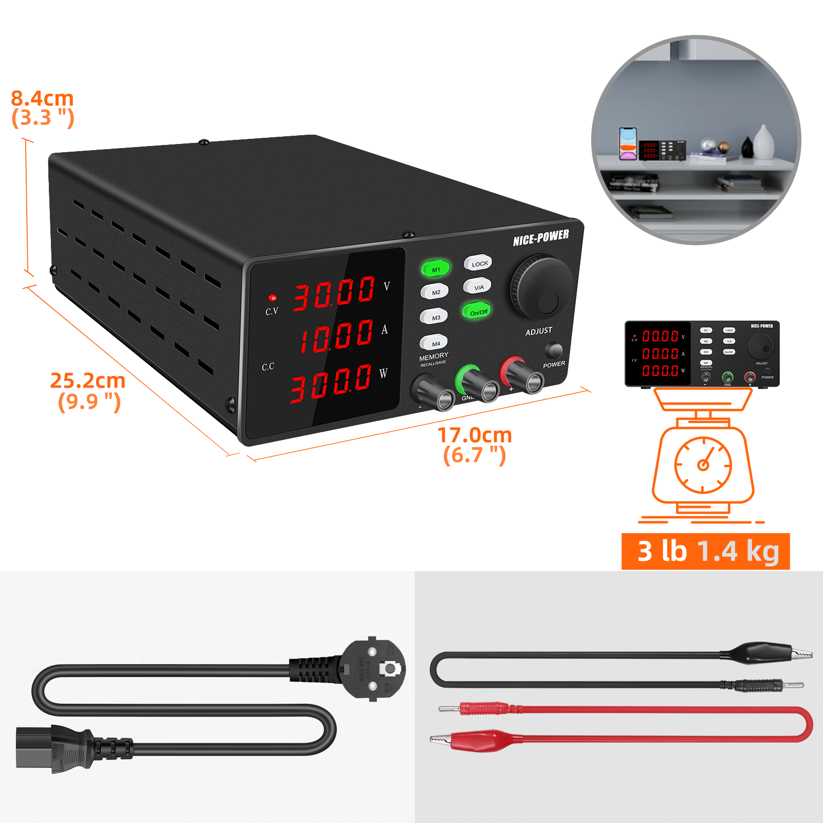 NICE-POWER RS232 Programmable  - Programmable Dc Power Supply 30V 10A review and price