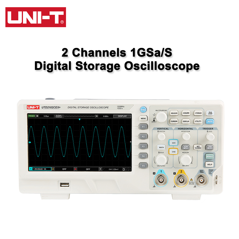 UNI-T Digital Oscilloscope UTD - Digital Storage Oscilloscope 100Mhz review and price