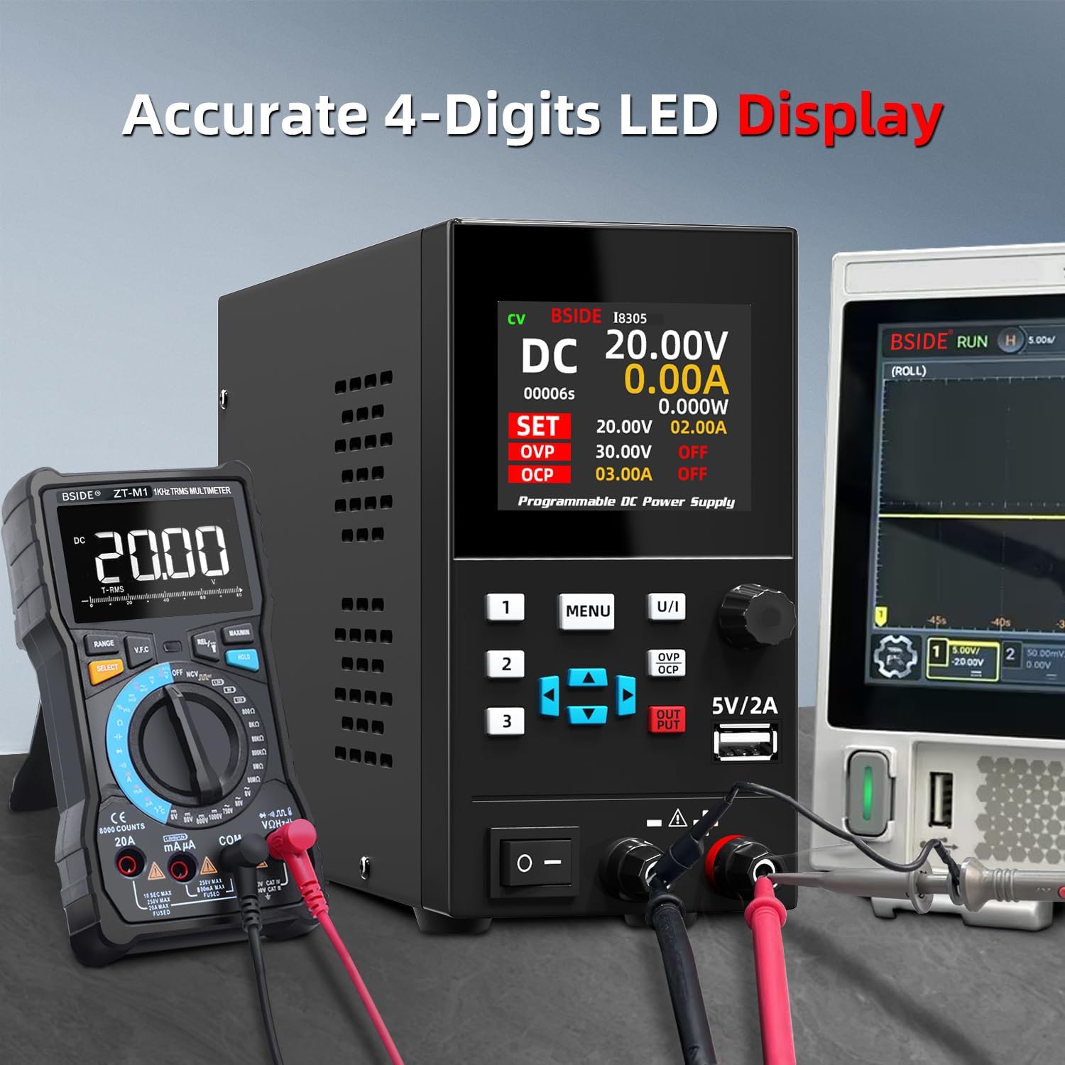 BSIDE DC Laboratory Regulated  - Programmable Dc Power Supply 30V 10A review and price