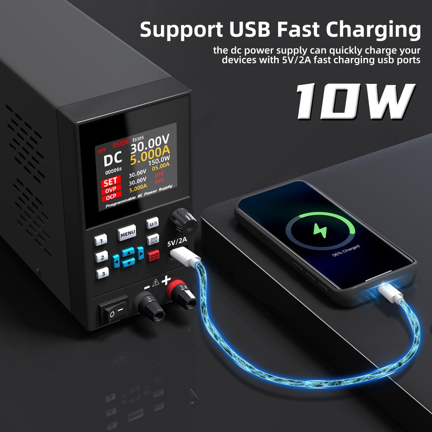 BSIDE DC Laboratory Regulated  - Programmable Dc Power Supply 30V 10A review and price