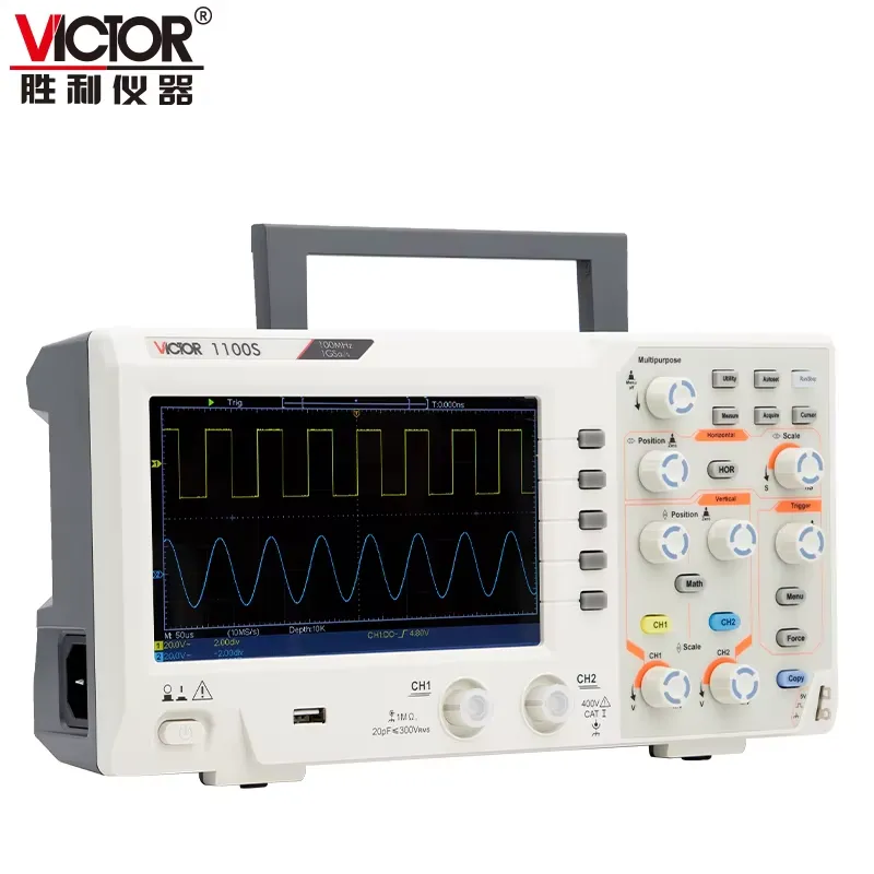VICTOR 1100S 100 MHz Bandwidth - Digital Storage Oscilloscope 100Mhz review and price