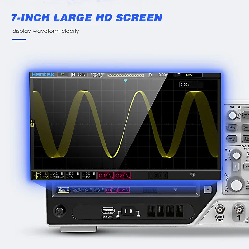Hantek Dpo6104b Digital Storag - Digital Storage Oscilloscope 100Mhz review and price