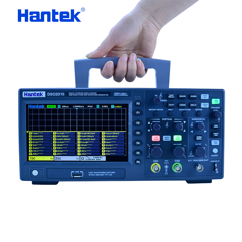 Hantek DSO2C10 2C15 2D10 2D15  - Digital Storage Oscilloscope 100Mhz review and price