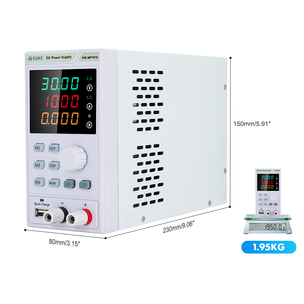 EJIKE DC Power Supply 300W Pro - Programmable Dc Power Supply 30V 10A review and price