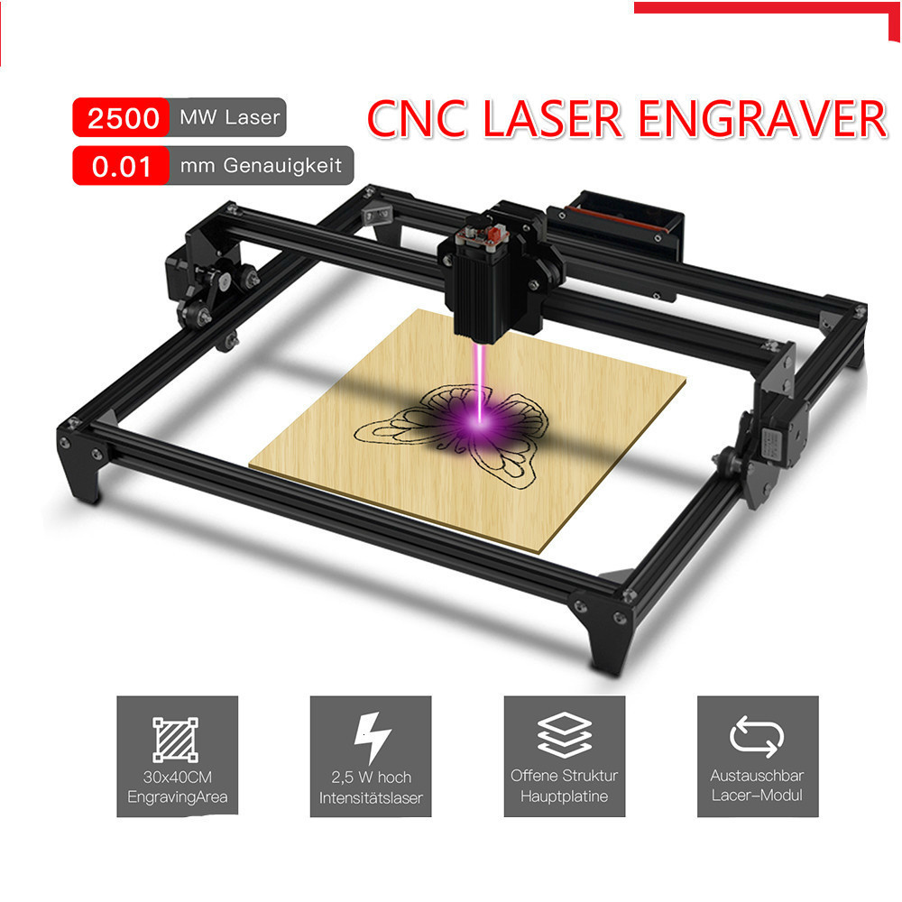 30*40cm Mini 2500MW CNC Laser  - Mini Laser Engraver Cnc Router review and price