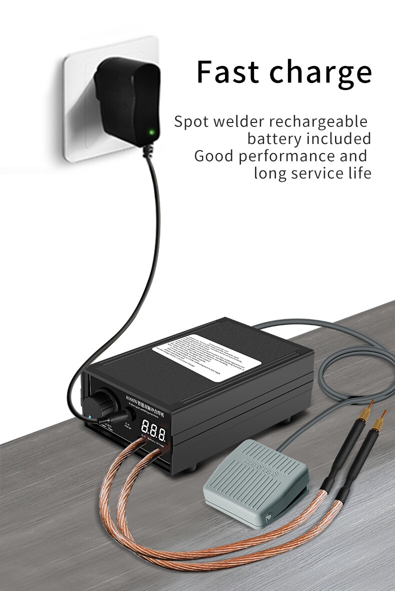 8000W Mini Spot Welder Kit DIY - Spot Welder 18650 Battery Pack review and price