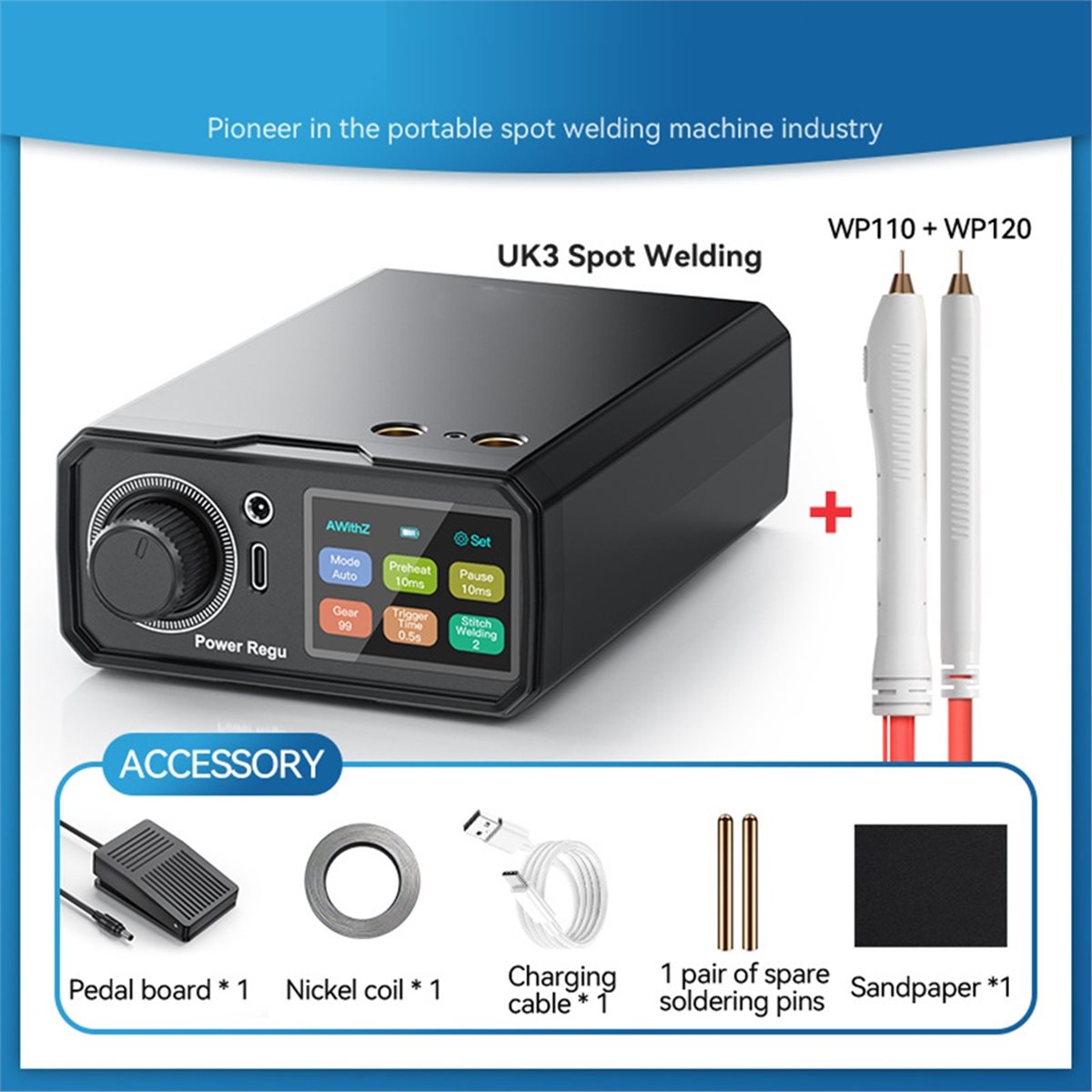 new trend! UK3 Portable Batter - Spot Welder 18650 Battery Pack review and price