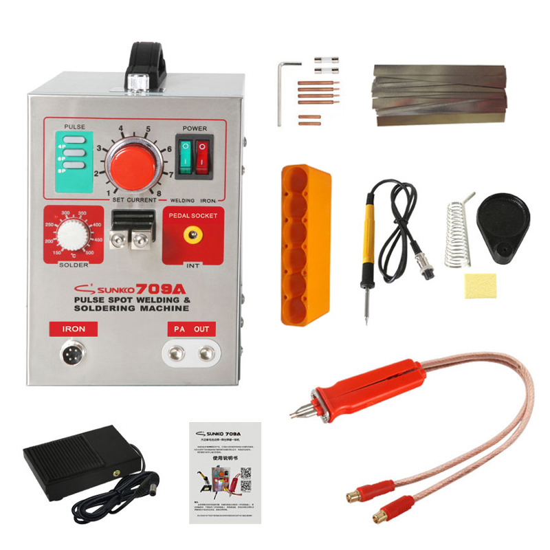 1.5KW SUNKKO 709A 220/110V Bat - Spot Welder 18650 Battery Pack review and price