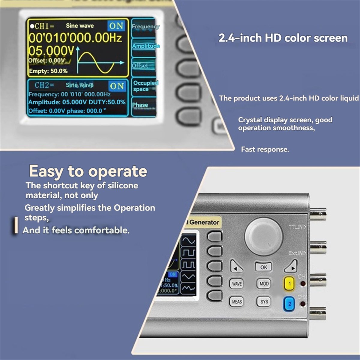 Friendly!JDS2900 Dual Channel  - Function Arbitrary Waveform Generator review and price